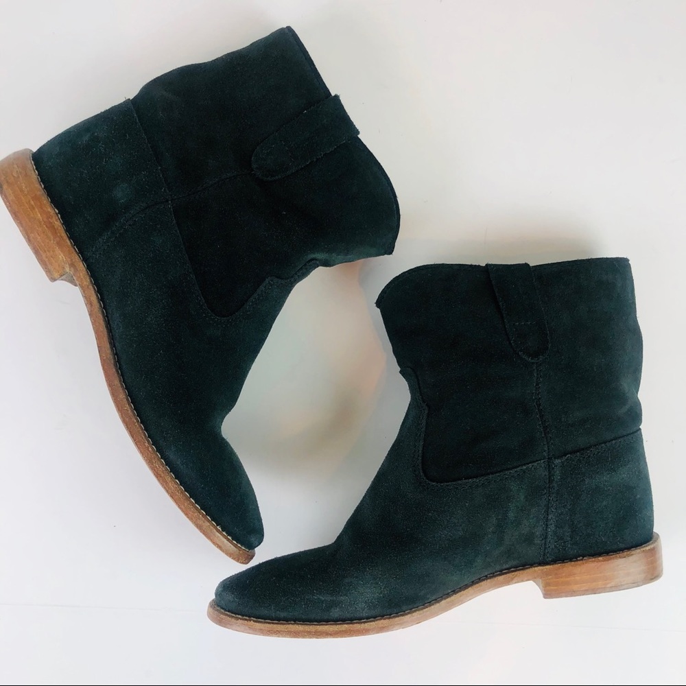 Isabel Marant Etoile Crisi Black Suede Boots - Picture 4 of 8
